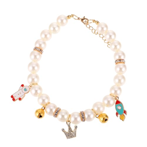 DRESSOOS Verstellbares Katzenhalsband Kätzchen-Halskette Glocken-Ornament Leichte Katzen-Halskette Für Den Täglichen Gebrauch Und Den Urlaub von DRESSOOS