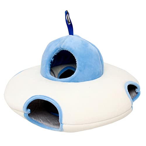 DRESSOOS Haustier Hamsternest Zuckergleiter Hamster Hängebett Vogelschlafbett petg Kleintier Schlafplatz Hamster Schlafhaus Haustierhaus Hamster warmes Diamantvlies Blue DRESSOOS Haustier Hamsternest Zuckergleiter Hamster Hängebett Vogelschlafbett petg Kleintier Schlafplatz Hamster Schlafhaus Haustierhaus Hamster warmes Diamantvlies Blue von DRESSOOS
