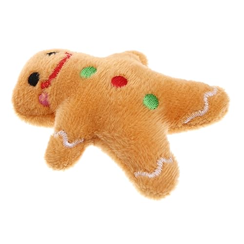 DRESSOOS Weihnachtliches Plüschtier Für Hunde Kauspielzeug Im Gingerbread-Mann-Design Interaktiv Zahnreinigend Für Haustiere Fördert Gesundheit Bewegung Sicheres Material Spaß DRESSOOS Weihnachtliches Plüschtier Für Hunde Kauspielzeug Im Gingerbread-Mann-Design Interaktiv Zahnreinigend Für Haustiere Fördert Gesundheit Bewegung Sicheres Material Spaß von DRESSOOS