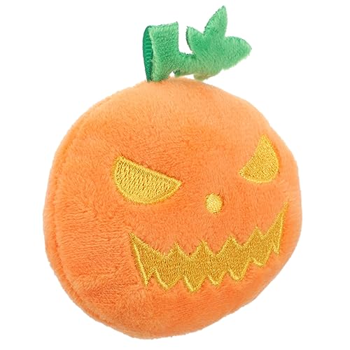 DRESSOOS Halloween Katzen Spielzeug Interaktives Kürbis-geformtes Quietschespielzeug Für Katzen Zahnungsspielzeug Für Haustiere Fördert Spiel Und Bewegung von DRESSOOS