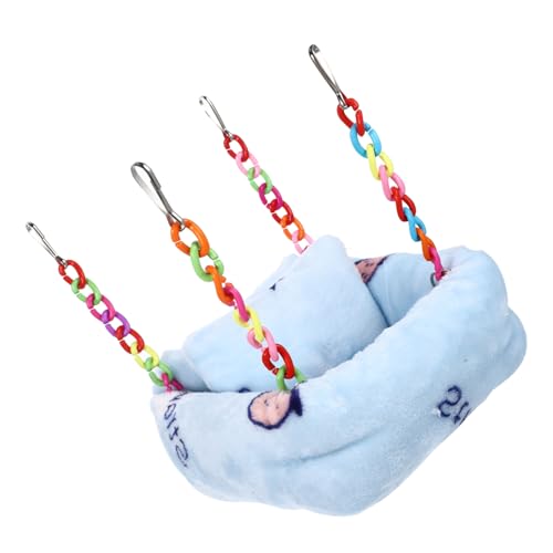 DRESSOOS Sichere Hängematte Aus Baumwolle Für Tiere Meerschweinchen Bett Warmes Versteck Für Hamster DRESSOOS Sichere Hängematte Aus Baumwolle Für Tiere Meerschweinchen Bett Warmes Versteck Für Hamster von DRESSOOS