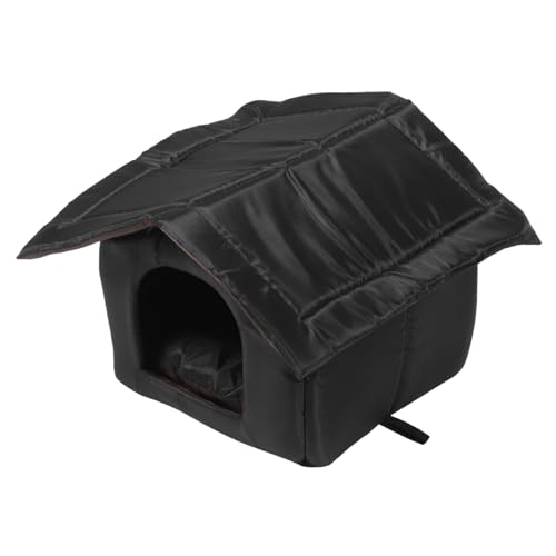 DRESSOOS Haustierbett, Katzenhaus, Außenhaus Für Hund, Hundeunterstand Im Freien, Katzenunterstand, Außenkatzenhaus, Wetterfest Für Den Winter, Katzenruhehaus, Hunde Außenhaus, Dekoratives DRESSOOS Haustierbett, Katzenhaus, Außenhaus Für Hund, Hundeunterstand Im Freien, Katzenunterstand, Außenkatzenhaus, Wetterfest Für Den Winter, Katzenruhehaus, Hunde Außenhaus, Dekoratives von DRESSOOS