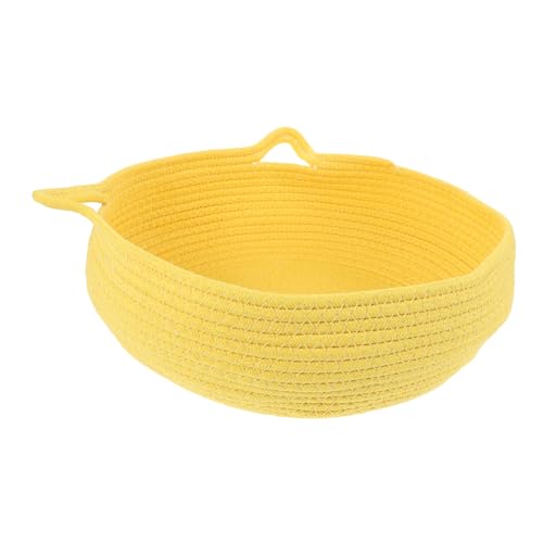 DRESSOOS Haustierbett Kleine Welpenbett Haustier Schlaf Nest Katzenbett Baumwollseil Gewebt Waschbarer Katzenbett Baumwollseil Gewebt Katze Bed Kat DRESSOOS Haustierbett Kleine Welpenbett Haustier Schlaf Nest Katzenbett Baumwollseil Gewebt Waschbarer Katzenbett Baumwollseil Gewebt Katze Bed Kat von DRESSOOS