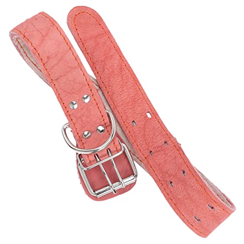 DRESSOOS Stylisches Und Bequemes Hundehalsband Weichem Für Große Hunde Verstellbares Vintage-Halsband Mit Atmungsaktivem Design Für Täglichen Gebrauch Und Besondere Anlässe von DRESSOOS