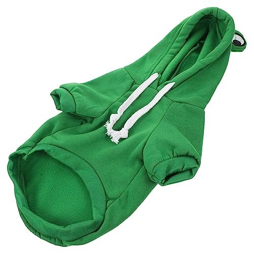 DRESSOOS Stilvoller Hundemantel Warmhaltende Hundekleidung Für Rüden/hündinnen Pullover Mit Knopfdesign Hautfreundliche Haustierbekleidung von DRESSOOS