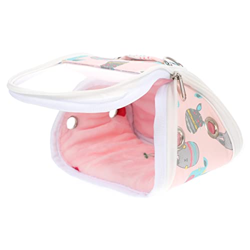 DRESSOOS Haustiertasche mitnehmen Reisen Meerschweinchentransportbox für Hund autokiste Reisetasche für Haustiere Haustierträger reisetaschen Rennmausträger Hamstertasche Stoff Rosa DRESSOOS Haustiertasche mitnehmen Reisen Meerschweinchentransportbox für Hund autokiste Reisetasche für Haustiere Haustierträger reisetaschen Rennmausträger Hamstertasche Stoff Rosa von DRESSOOS