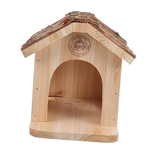 DRESSOOS Holzhausspielzeug Hamsterversteck Hütte Holzrattenhaus Verschleißfestes Rattenversteck Hamsterversteck Kabine Haushaltshamsterhaus Zartes Hamsterversteck Entzückendes Rattenhaus DRESSOOS Holzhausspielzeug Hamsterversteck Hütte Holzrattenhaus Verschleißfestes Rattenversteck Hamsterversteck Kabine Haushaltshamsterhaus Zartes Hamsterversteck Entzückendes Rattenhaus von DRESSOOS