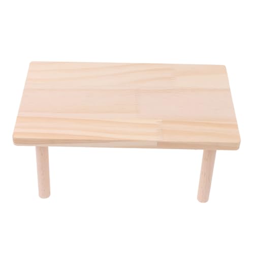 DRESSOOS Hamsterplattform Aus Massivholz Zubehör Für Großtierkäfige Stabiler Holzhocker Für Hamster Spielzeug Für Kleintiere DRESSOOS Hamsterplattform Aus Massivholz Zubehör Für Großtierkäfige Stabiler Holzhocker Für Hamster Spielzeug Für Kleintiere von DRESSOOS