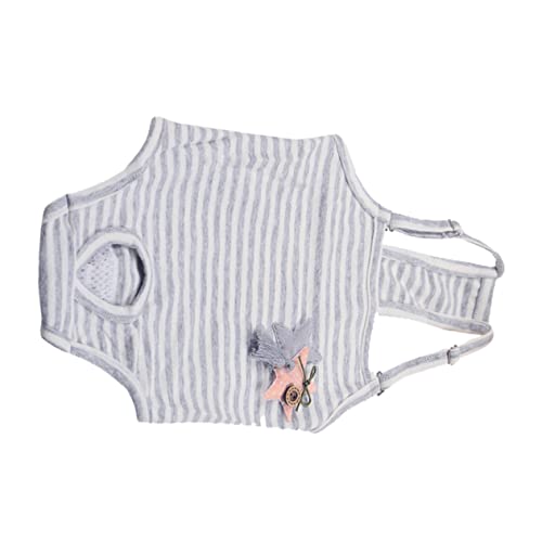DRESSOOS Streifenmuster Haustier Windel Hund Hosen Verstellbare Hund Hosenträger Für Weibliche Hund Windeln DRESSOOS Streifenmuster Haustier Windel Hund Hosen Verstellbare Hund Hosenträger Für Weibliche Hund Windeln von DRESSOOS