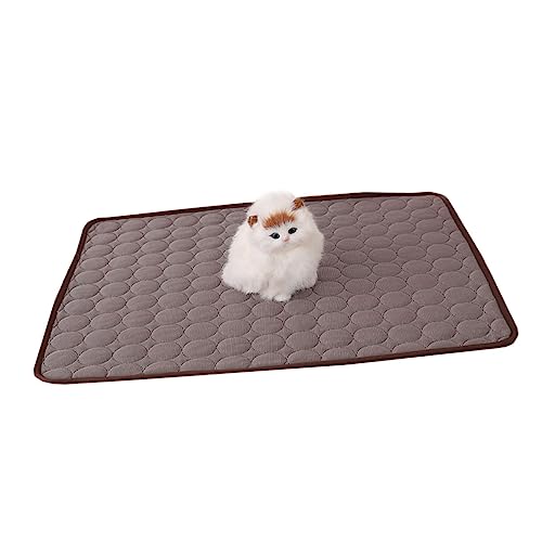 DRESSOOS Kühlmatte Für Hundebett Haustierunterlage Glatt Gemütlich Und Atmungsaktiv Haustierbettzubehör Kaffeebraun Größe L DRESSOOS Kühlmatte Für Hundebett Haustierunterlage Glatt Gemütlich Und Atmungsaktiv Haustierbettzubehör Kaffeebraun Größe L von DRESSOOS