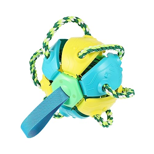 DRESSOOS Hunde Fliegendes Ballspielzeug für Welpen Interaktives Wurfspielzeug Gelb Blau Fördert die Beiß und Jagdinstinkte für Outdoor Aktivitäten DRESSOOS Hunde Fliegendes Ballspielzeug für Welpen Interaktives Wurfspielzeug Gelb Blau Fördert die Beiß und Jagdinstinkte für Outdoor Aktivitäten von DRESSOOS
