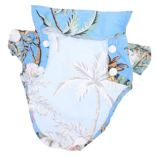 DRESSOOS Sommer-Hunde-T-Shirt Haustierkleidung Blumendruck für Welpen atmungsaktiv und tragbar von DRESSOOS