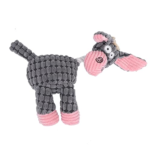 DRESSOOS Plüsch Hunde Spielzeug Mit Quietscher Weiche Kauspielzeuge Für Kleine Hunde Aus Waschbarem Material Fördert Zahnpflege Und Schützt Möbel von DRESSOOS