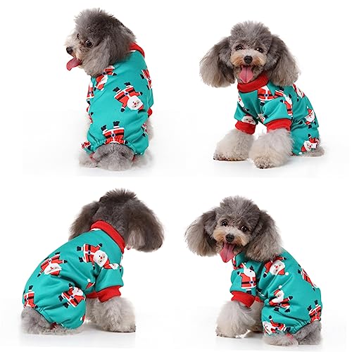 DRESSOOS Haustierkleidung Urlaub Hunde Kleidung Weihnachts-hundepullover Hunde-Pyjama Warmer Mantel Welpen-Outfits Jungen-Outfits Kleine Hunde-Outfits Hals Pullover Kleider Sanft Sweatshirt von DRESSOOS