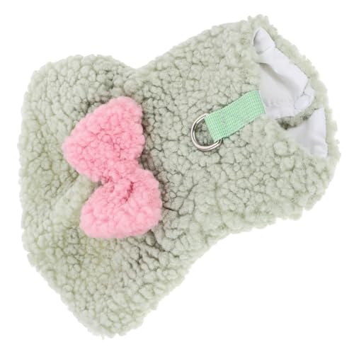 DRESSOOS Bowknot Hundepullover Für Winter Warme Und Flauschige Hundekleidung Weichem Material Für Tägliche Und Aktivitäten Kalten Jahreszeit von DRESSOOS