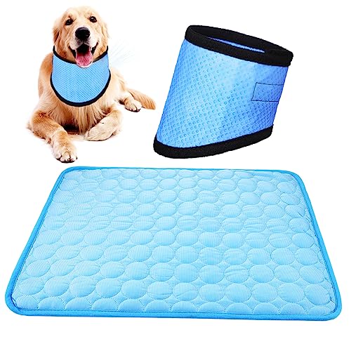 DRESSOOS Kühlendes Hunde-schal-Set Aus Eisseidenmatte Für Haustiere Zur Linderung DRESSOOS Kühlendes Hunde-schal-Set Aus Eisseidenmatte Für Haustiere Zur Linderung von DRESSOOS