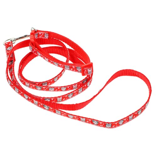 DRESSOOS Hundeleine Hundehalsband Gehorsamsrückruftraining Hundeglocke keilriemen Ledergürtel Hundetraining führen langes Polyester-Hundeseil Katzen und Hunde die Klingel Leinen einstellen von DRESSOOS