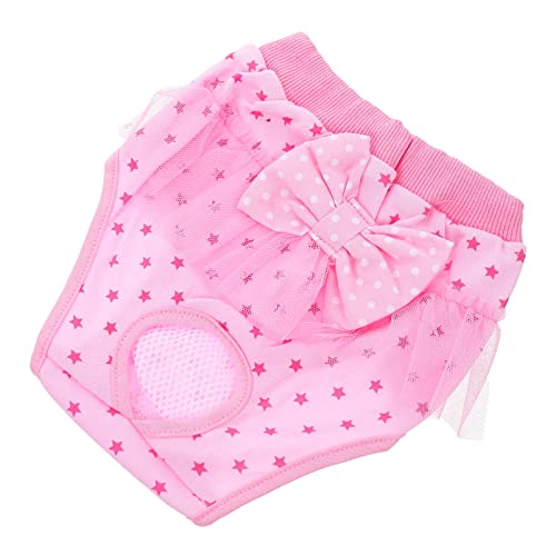 DRESSOOS Hundepanties Für Welpen Leckschutz Physiologische Windeln Für Hunde Sanitäre Hundehosen Mit Schleifenmotiv Größe Haustierzubehör DRESSOOS Hundepanties Für Welpen Leckschutz Physiologische Windeln Für Hunde Sanitäre Hundehosen Mit Schleifenmotiv Größe Haustierzubehör von DRESSOOS