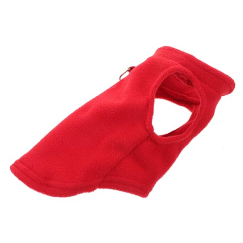 DRESSOOS Hundepullover Welpenweste Hundemantel Herbsthunde Ärmelloser Pullover Einfarbige Hundeweste Dekorative Hundeweste Hundeanzug Haustierkostüm Haustierweste Hundewintermantel von DRESSOOS
