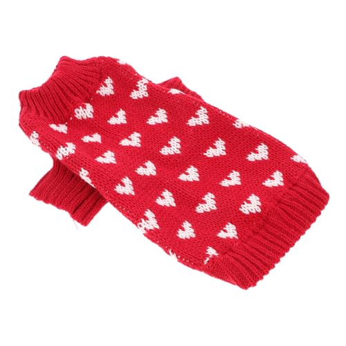 DRESSOOS Kleidung Hundepullover Rundhals Acrylmaterial Hundeweste Für Kaltes Wetter von DRESSOOS
