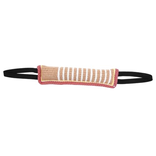 DRESSOOS Interaktives Hunde-backenzahnspielzeug Aus Jute Beißkissen Für Das Hundetraining Kauspielzeug Für Haustiere DRESSOOS Interaktives Hunde-backenzahnspielzeug Aus Jute Beißkissen Für Das Hundetraining Kauspielzeug Für Haustiere von DRESSOOS