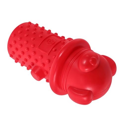 DRESSOOS Hundespielzeug in Form eines Hydranten quietschendes Apportierspielzeug für den Außenbereich für Welpen und Aggressive Hunde rot interaktives Kauspielzeug DRESSOOS Hundespielzeug in Form eines Hydranten quietschendes Apportierspielzeug für den Außenbereich für Welpen und Aggressive Hunde rot interaktives Kauspielzeug von DRESSOOS
