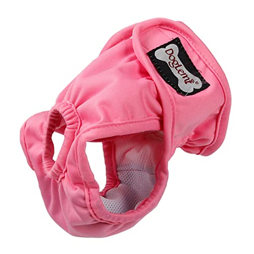 DRESSOOS Rosa Wiederverwendbare Windel für weibliche Hunde waschbare Haustierhöschen Gummiband für bequemen Schutz DRESSOOS Rosa Wiederverwendbare Windel für weibliche Hunde waschbare Haustierhöschen Gummiband für bequemen Schutz von DRESSOOS