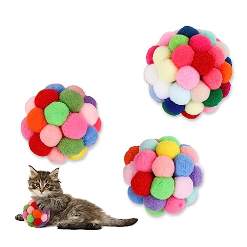 DRESSOOS Katzenspielzeug Katzenminze Ball Mit Eingebauten Glöckchen Für Katzen Interaktives Spielzeug Mit Raschelgeräusch Zum Kaueinsetzen Und Spaß Für Haustiere DRESSOOS Katzenspielzeug Katzenminze Ball Mit Eingebauten Glöckchen Für Katzen Interaktives Spielzeug Mit Raschelgeräusch Zum Kaueinsetzen Und Spaß Für Haustiere von DRESSOOS