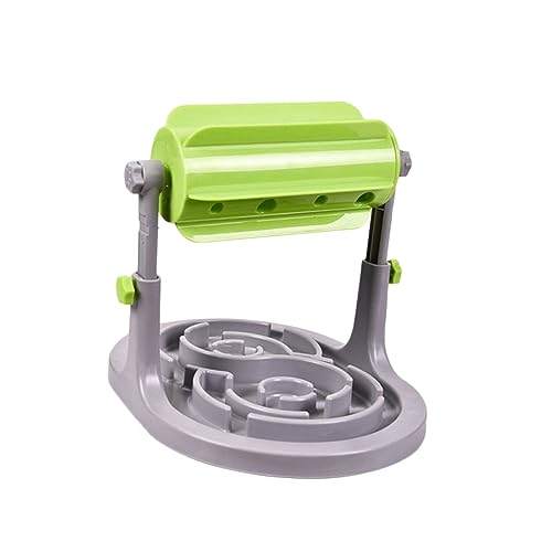 DRESSOOS Interaktiver Hundenapf Futterspender Trommeltyp Spender Welpe Slow Feeder Spielzeug Slow Bowl für Hunde Fütterungstraining Slow Feeding Dish Slow Feeder Hundenapf Fehlendes Gerät Haustier von DRESSOOS