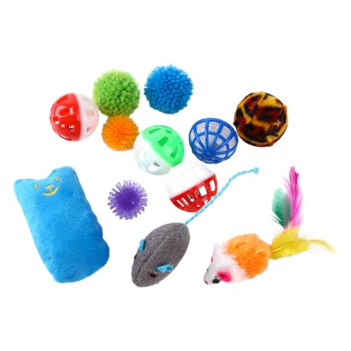 DRESSOOS Katzenminze Balls Spielzeug Für Katze Interaktives Katzenspielzeug Set 12 Teiliges Mit Bällen Federn Und Katzenminze Für Zuhause Ideales Zur Beschäftigung Und Der Katzensinne DRESSOOS Katzenminze Balls Spielzeug Für Katze Interaktives Katzenspielzeug Set 12 Teiliges Mit Bällen Federn Und Katzenminze Für Zuhause Ideales Zur Beschäftigung Und Der Katzensinne von DRESSOOS