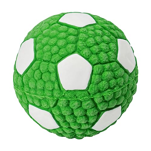 DRESSOOS Lustiges Hundeballspielzeug mit Sound Kauspielzeug Hundespielspielzeug pädagogischer interaktiver Fußball für Welpen von DRESSOOS