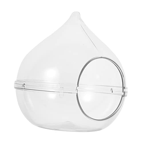 DRESSOOS Hamsterwanne Haustier-badewanne Acryl-hamsterbadewanne Glatte Kanten Einfach Zu Verwenden und Zu Reinigen von DRESSOOS