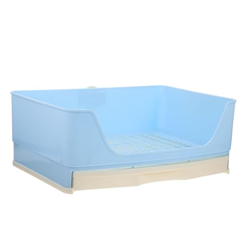 DRESSOOS Kasten Kaninchentoilette Plüsch Hängematte Meerschweinchen Futter Hase Meerschweinchenkäfig Zubehör Katzentoilette Stall Futter Für Vogelkäfige Wurf Schoß Blue Plastik DRESSOOS Kasten Kaninchentoilette Plüsch Hängematte Meerschweinchen Futter Hase Meerschweinchenkäfig Zubehör Katzentoilette Stall Futter Für Vogelkäfige Wurf Schoß Blue Plastik von DRESSOOS