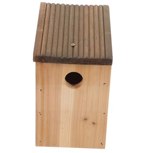 DRESSOOS Papagei Nistkasten Vogelhaus Holz Vogelhaus für Outdoor Decor Vogelnest Zubehör von DRESSOOS