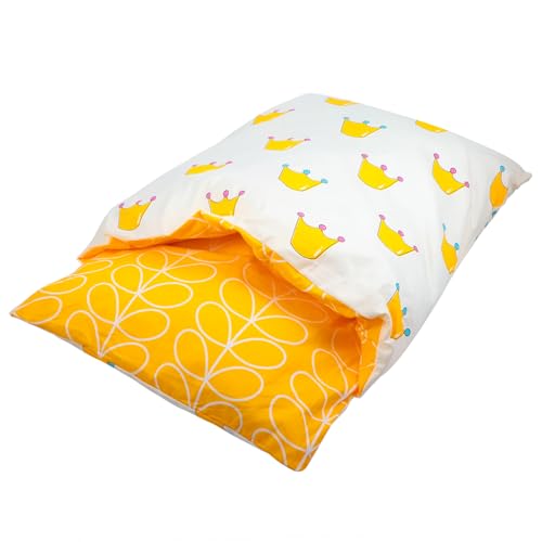 DRESSOOS Katze Schlafsack Plüsch Haustierkühlmatte für Katzen Kamerahalsband für Katzen Wurf cat House katzenhaus Haustierkissen Schlafsack für Haustiere Eingebaute Federbaumwolle Yellow DRESSOOS Katze Schlafsack Plüsch Haustierkühlmatte für Katzen Kamerahalsband für Katzen Wurf cat House katzenhaus Haustierkissen Schlafsack für Haustiere Eingebaute Federbaumwolle Yellow von DRESSOOS