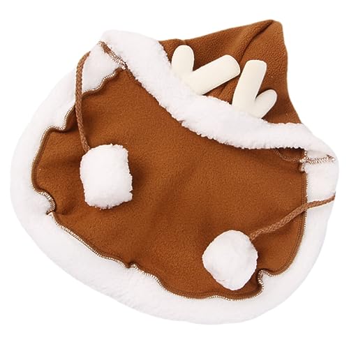 DRESSOOS Katzen/Hundemantel Mit Hirschmotiv, Für Den Außenbereich, Hundeumhang, Bequemes Katzenkostüm, Verstellbares Hundekostüm, Wiederverwendbar, Katzenumhang, Kostüm, Verstellbarer DRESSOOS Katzen/Hundemantel Mit Hirschmotiv, Für Den Außenbereich, Hundeumhang, Bequemes Katzenkostüm, Verstellbares Hundekostüm, Wiederverwendbar, Katzenumhang, Kostüm, Verstellbarer von DRESSOOS