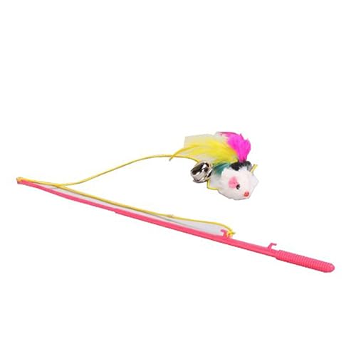 DRESSOOS Katzenspielzeug Kätzchen Teaser Bell Interaktive Dangler Rod DRESSOOS Katzenspielzeug Kätzchen Teaser Bell Interaktive Dangler Rod von DRESSOOS