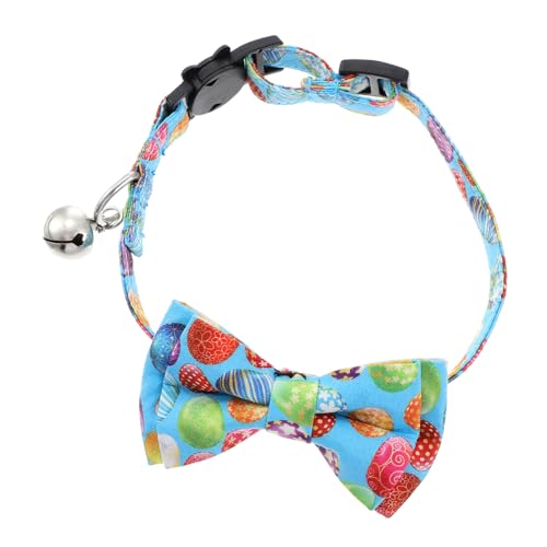 DRESSOOS Kätzchen-Halsband Aus Strapazierfähigem Material Mit Dekorativer Schleife Für Haustiere Perfektes Accessoire Für Fotos Und Besondere Anlässe Verstellbar Und Angenehm Zu Tragen von DRESSOOS