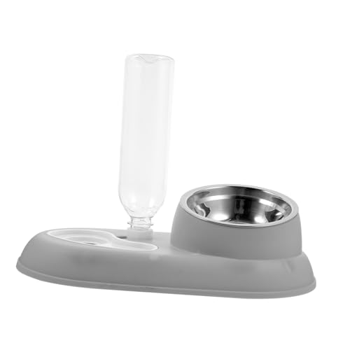 DRESSOOS Automatischer Wasserspender Und Futternapf Für Katzen Und Hunde Platzsparendes Design rutschfeste Basis Leicht Zu Reinigen Für Zu Hause Und Unterwegs von DRESSOOS