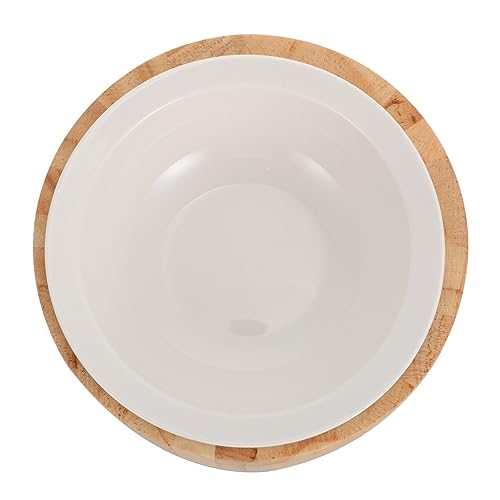 DRESSOOS Katzennapf aus Holz erhöhter Katzennapf aus Keramik auslaufsicherer Katzenfutternapf Futternapf für Haustiere für mehr Komfort DRESSOOS Katzennapf aus Holz erhöhter Katzennapf aus Keramik auslaufsicherer Katzenfutternapf Futternapf für Haustiere für mehr Komfort von DRESSOOS