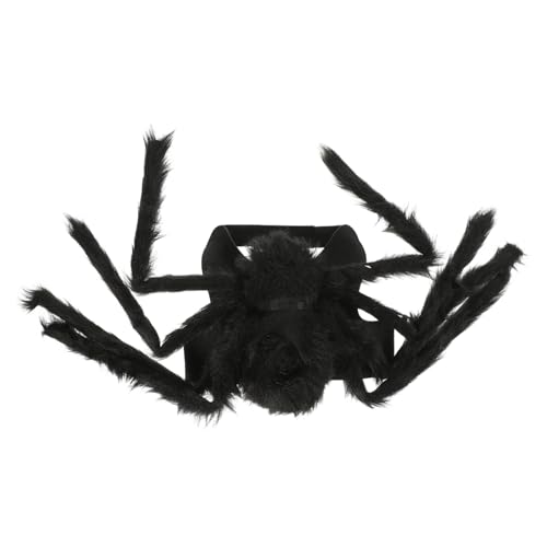 DRESSOOS Katzenspinnenkostüm, Haustierkleidung, Halloween Spinnenkostüm, Spinnenkleidung, Haustierspinnenkostüm, Halloween Katzenkostüm, Katzen Kapuzenpulloverkostüm, Halloween von DRESSOOS