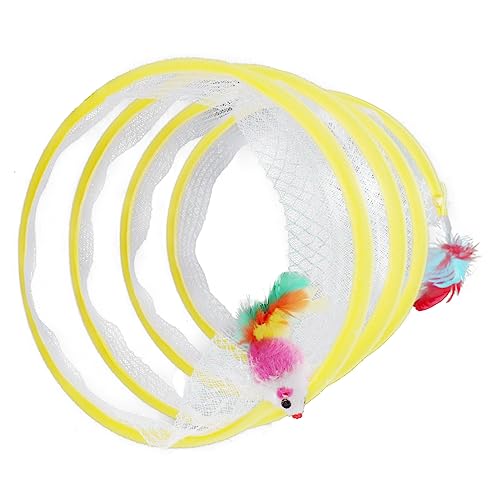 DRESSOOS Katzentunnelspielzeug Für Den Innenbereich, Katzenspielzeug, Tunnelspielzeug Für Kätzchen, Katzentunnel, Kätzchenspielzeug, Tunnelspielzeug Für Katzen, Gefalteter Katzentunnel, von DRESSOOS