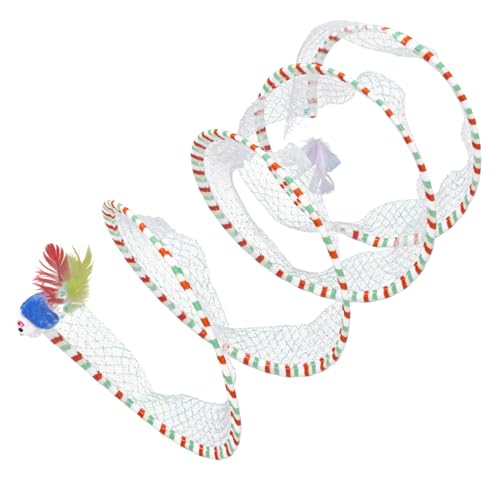 DRESSOOS Katzentunnelspielzeug Interaktives Spielset Für Katzen Kätzchenzubehör Mit Kratzbaum-mäusen Für Unterhaltung Im Innenbereich Zufällige Farbe DRESSOOS Katzentunnelspielzeug Interaktives Spielset Für Katzen Kätzchenzubehör Mit Kratzbaum-mäusen Für Unterhaltung Im Innenbereich Zufällige Farbe von DRESSOOS