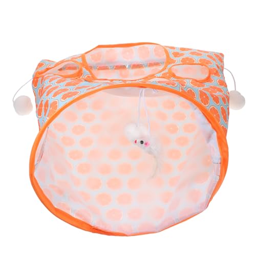 DRESSOOS Verspieltes interaktives Katzentunnelspielzeug Katzentunneltasche für drinnen und draußen faltbares Haustierrohr DRESSOOS Verspieltes interaktives Katzentunnelspielzeug Katzentunneltasche für drinnen und draußen faltbares Haustierrohr von DRESSOOS