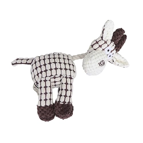 DRESSOOS Plüschspielzeug Für Kleine Hunde Kauspielzeug Mit Quietscher Für Welpen Waschbar Aus Hochwertigem Plüsch Schützt Zähne Und Zahnfleisch von DRESSOOS