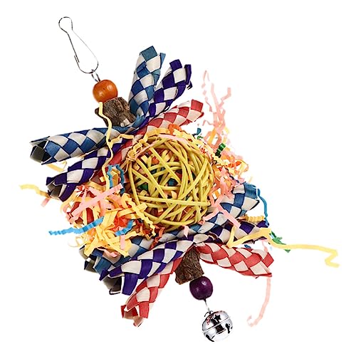 DRESSOOS Hölzerne Kauspielzeug Für Papageien Mit Futter-suchfunktion Hängendes Beißspielzeug Für Vögel Robustes Vogelspielzeug Zum Aufhängen Am Käfig Geeignet Als Beschäftigungsspielzeug Fü DRESSOOS Hölzerne Kauspielzeug Für Papageien Mit Futter-suchfunktion Hängendes Beißspielzeug Für Vögel Robustes Vogelspielzeug Zum Aufhängen Am Käfig Geeignet Als Beschäftigungsspielzeug Fü von DRESSOOS