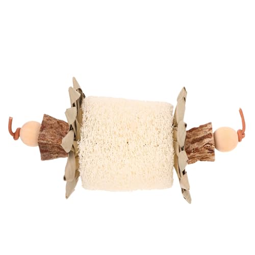 DRESSOOS Vogel Papagei Spielzeug Papagei Kauspielzeug Luffa Schwamm Palmblätter Vogel Molar Spielzeug Vogelkäfig für Papageien DRESSOOS Vogel Papagei Spielzeug Papagei Kauspielzeug Luffa Schwamm Palmblätter Vogel Molar Spielzeug Vogelkäfig für Papageien von DRESSOOS
