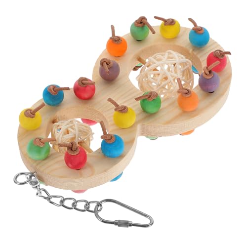 DRESSOOS Parrot Spielzeug Rattanball Und Perlen Hängendes Kauspielzeug Für Vögel Für Papageien Und Sittiche Sicheres Und Langlebiges Vogelzubehör Für Käfige DRESSOOS Parrot Spielzeug Rattanball Und Perlen Hängendes Kauspielzeug Für Vögel Für Papageien Und Sittiche Sicheres Und Langlebiges Vogelzubehör Für Käfige von DRESSOOS