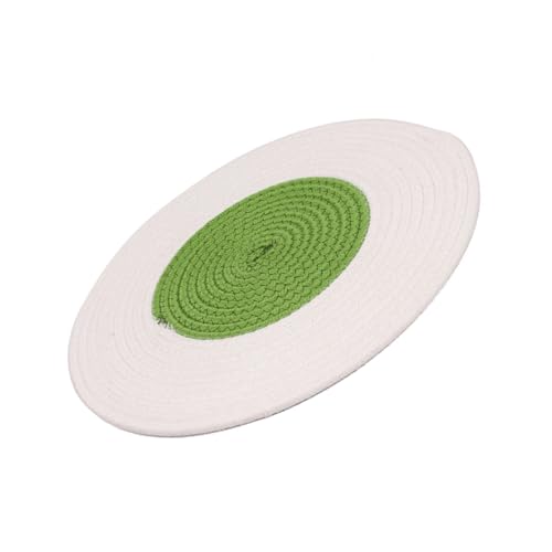 DRESSOOS Natural Pad Strick-kratzbrett Grün/weiß Für Katzen von DRESSOOS