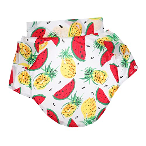 DRESSOOS Hawaiian Dog Sommer Shirt Für Hunde Atmungsaktive Süße Sommerkleidung Für Haustiere Für Urlaubs Und Mit Wassermelonen-Design DRESSOOS Hawaiian Dog Sommer Shirt Für Hunde Atmungsaktive Süße Sommerkleidung Für Haustiere Für Urlaubs Und Mit Wassermelonen-Design von DRESSOOS